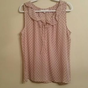 LOFT sleeveless top size Large